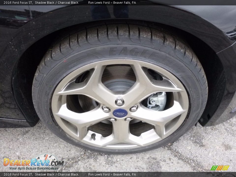 2016 Ford Focus ST Shadow Black / Charcoal Black Photo #10