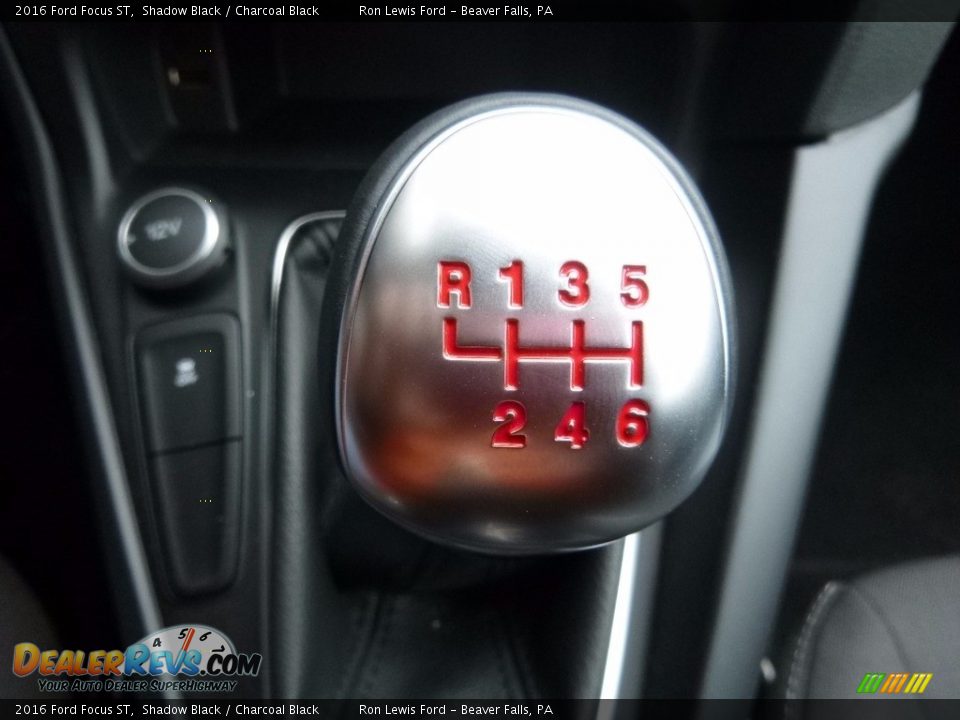 2016 Ford Focus ST Shadow Black / Charcoal Black Photo #17