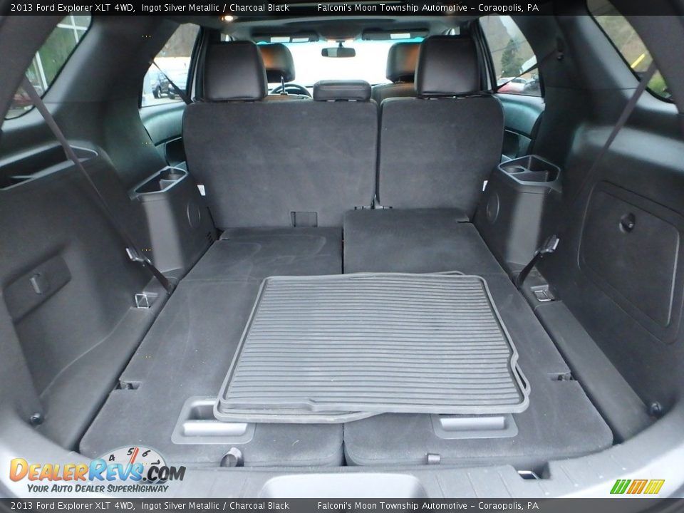2013 Ford Explorer XLT 4WD Ingot Silver Metallic / Charcoal Black Photo #10