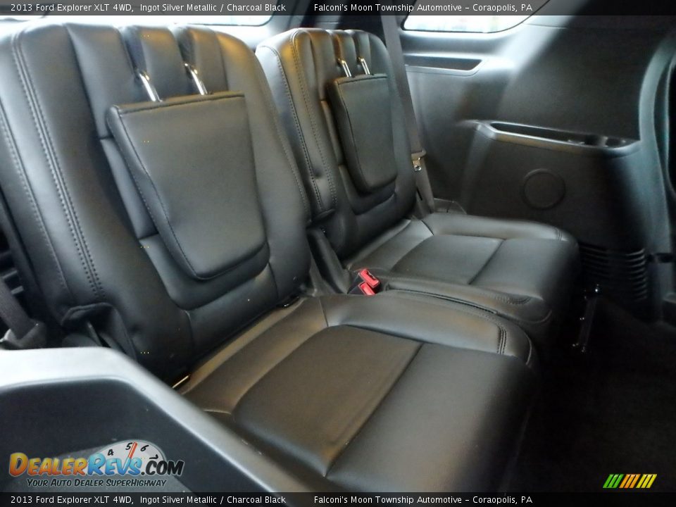 2013 Ford Explorer XLT 4WD Ingot Silver Metallic / Charcoal Black Photo #14