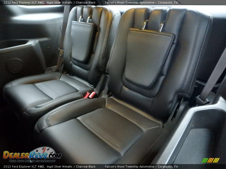 2013 Ford Explorer XLT 4WD Ingot Silver Metallic / Charcoal Black Photo #17