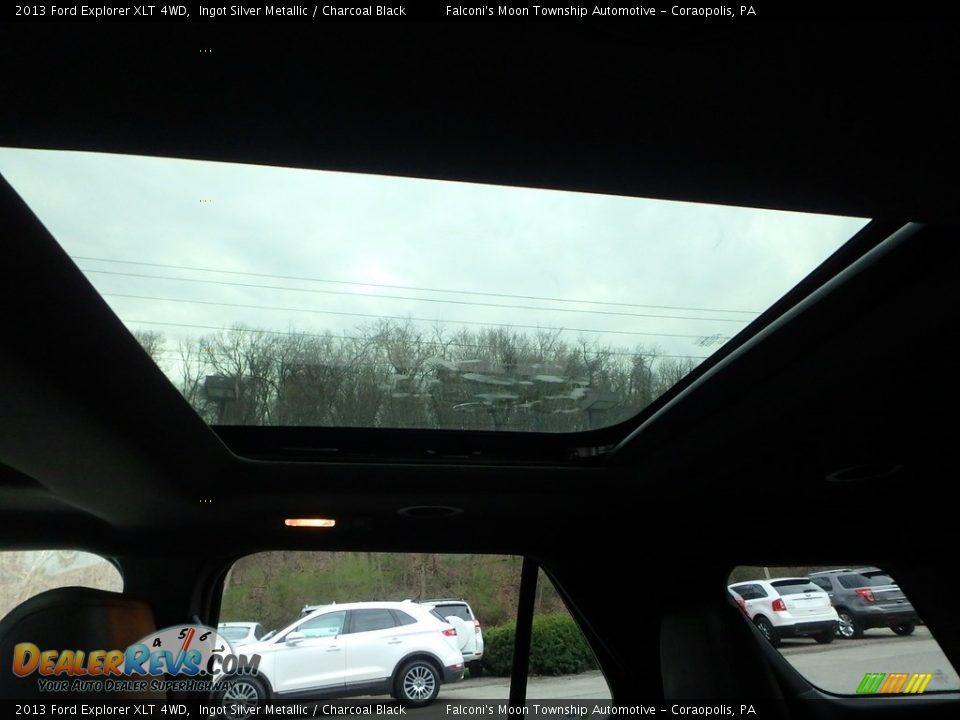2013 Ford Explorer XLT 4WD Ingot Silver Metallic / Charcoal Black Photo #18
