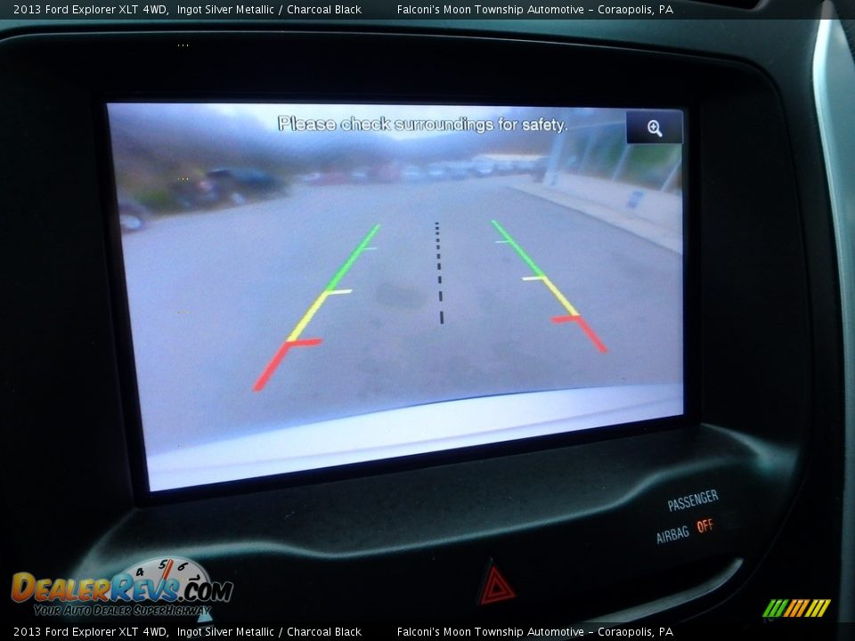 2013 Ford Explorer XLT 4WD Ingot Silver Metallic / Charcoal Black Photo #25