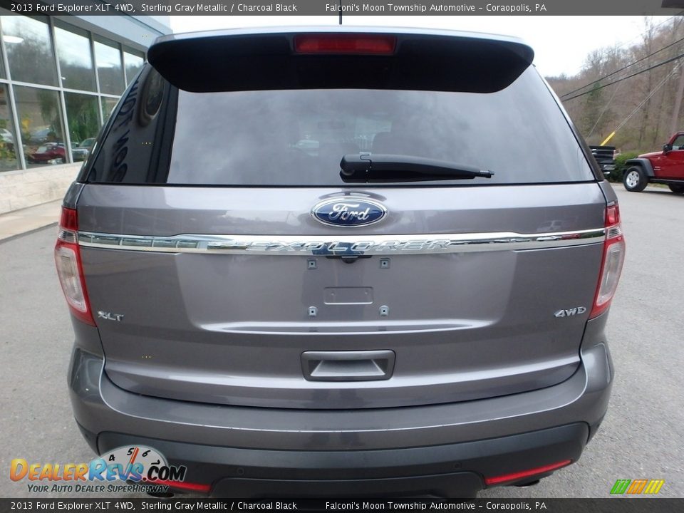 2013 Ford Explorer XLT 4WD Sterling Gray Metallic / Charcoal Black Photo #6