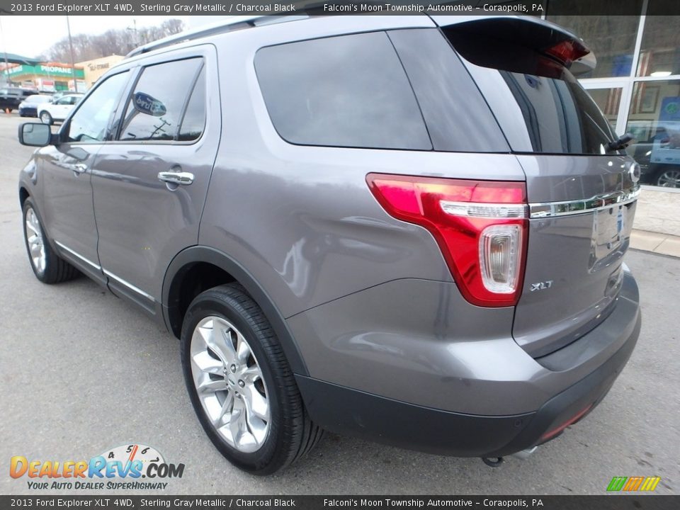 2013 Ford Explorer XLT 4WD Sterling Gray Metallic / Charcoal Black Photo #8