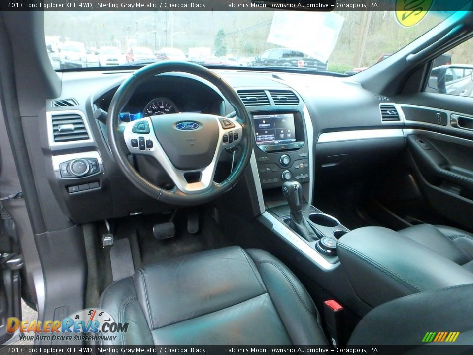 2013 Ford Explorer XLT 4WD Sterling Gray Metallic / Charcoal Black Photo #18