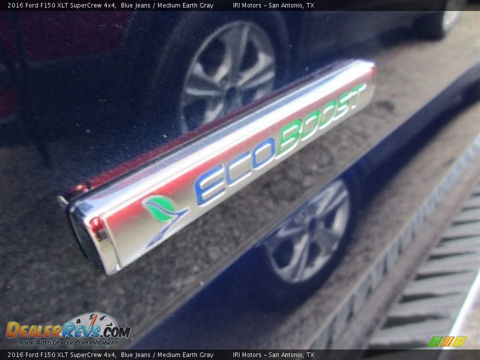 2016 Ford F150 XLT SuperCrew 4x4 Blue Jeans / Medium Earth Gray Photo #4