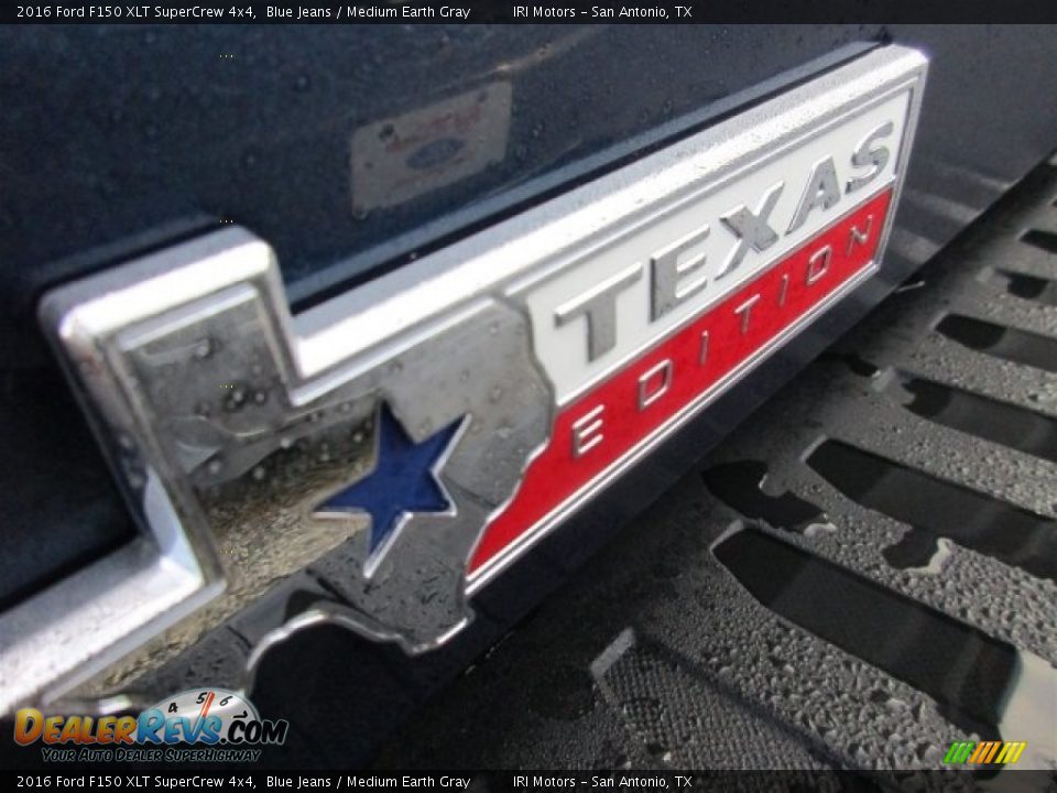 2016 Ford F150 XLT SuperCrew 4x4 Blue Jeans / Medium Earth Gray Photo #7