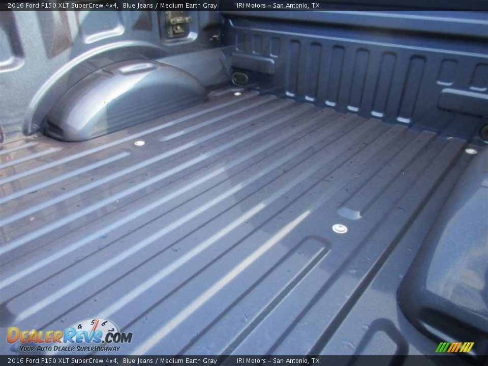 2016 Ford F150 XLT SuperCrew 4x4 Blue Jeans / Medium Earth Gray Photo #8