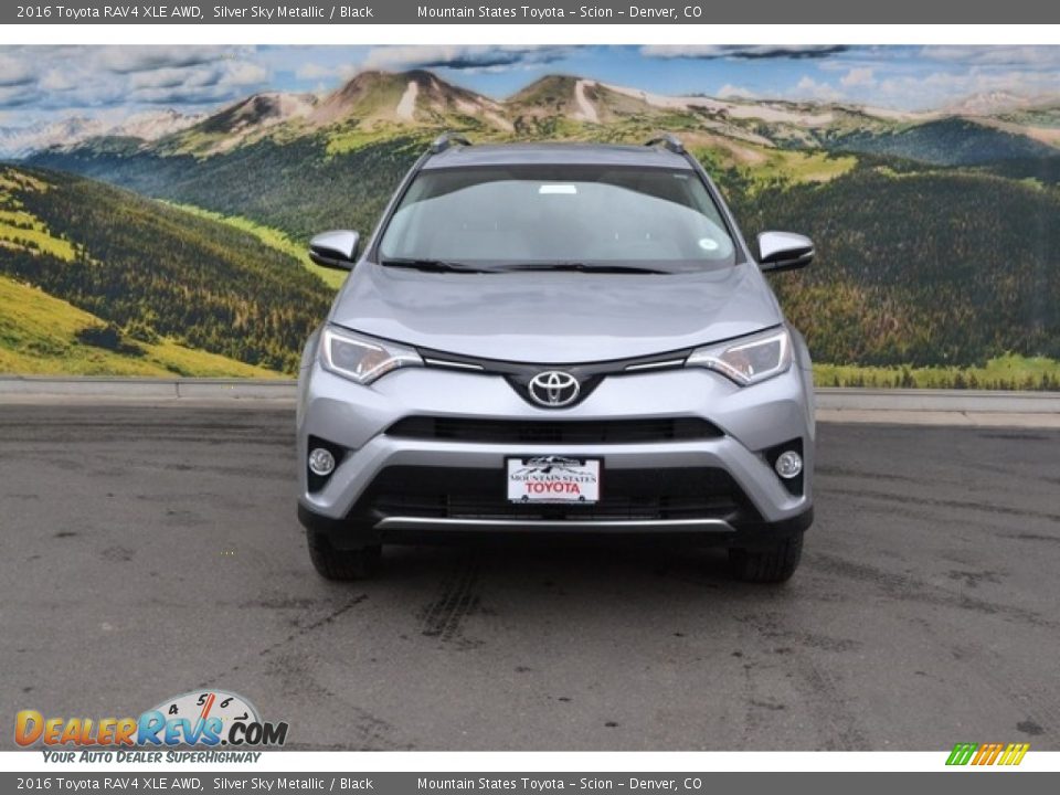 2016 Toyota RAV4 XLE AWD Silver Sky Metallic / Black Photo #2