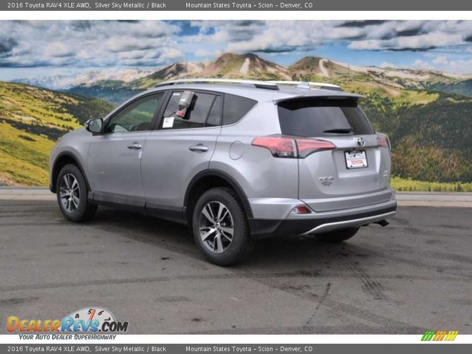 2016 Toyota RAV4 XLE AWD Silver Sky Metallic / Black Photo #3