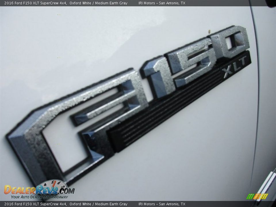 2016 Ford F150 XLT SuperCrew 4x4 Oxford White / Medium Earth Gray Photo #3