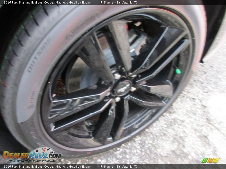 2016 Ford Mustang EcoBoost Coupe Magnetic Metallic / Ebony Photo #3