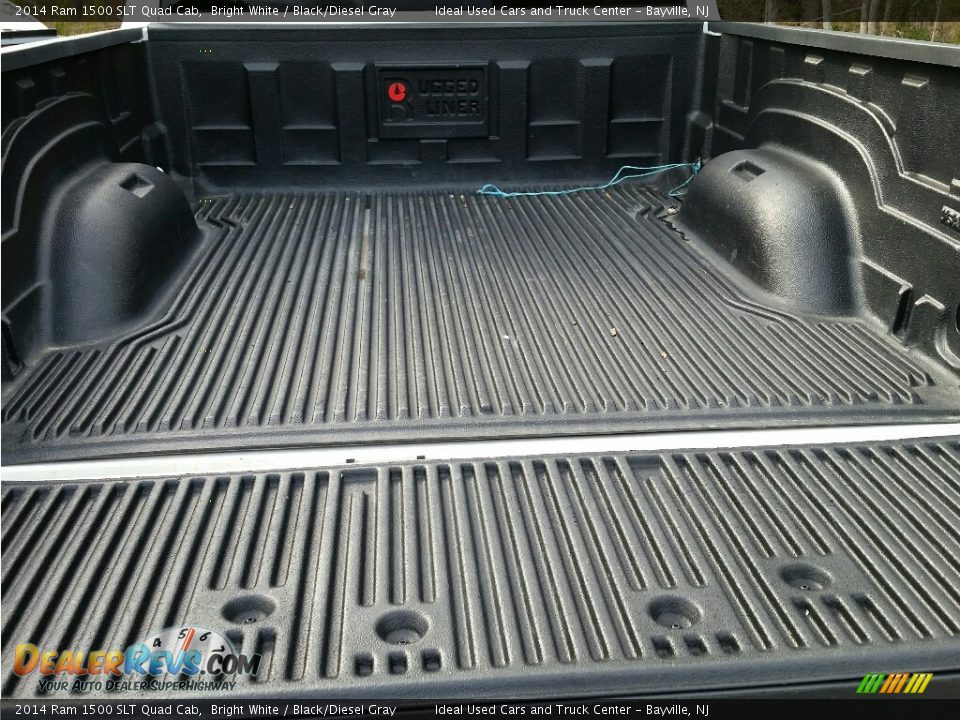 2014 Ram 1500 SLT Quad Cab Bright White / Black/Diesel Gray Photo #23