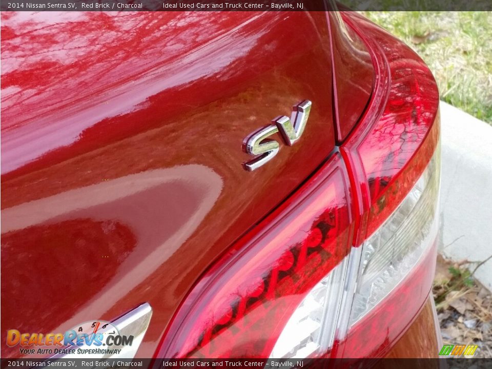 2014 Nissan Sentra SV Red Brick / Charcoal Photo #9