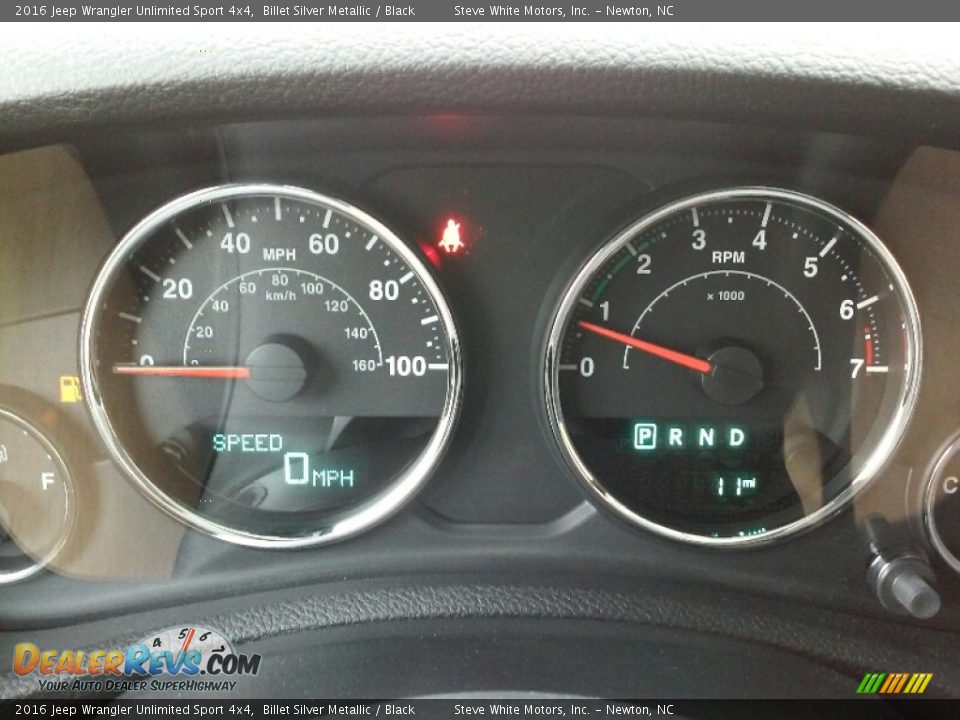2016 Jeep Wrangler Unlimited Sport 4x4 Billet Silver Metallic / Black Photo #12