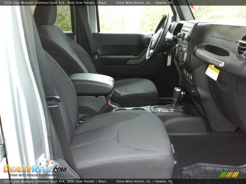 2016 Jeep Wrangler Unlimited Sport 4x4 Billet Silver Metallic / Black Photo #19