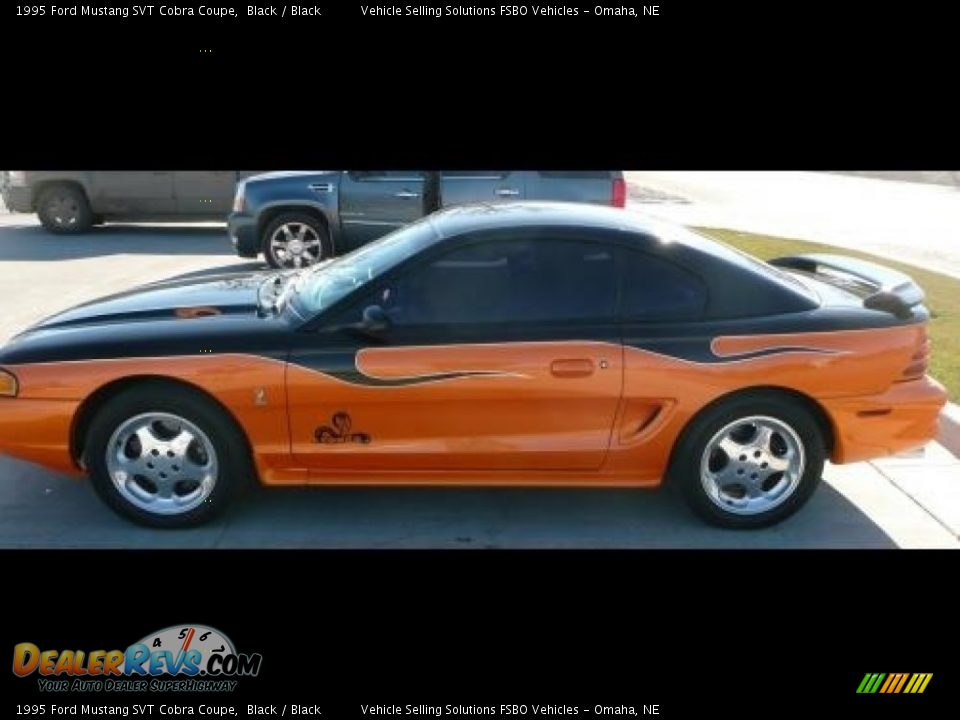 1995 Ford Mustang SVT Cobra Coupe Black / Black Photo #1