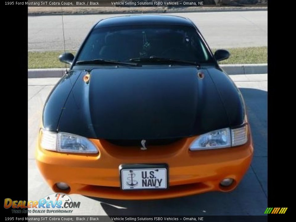 1995 Ford Mustang SVT Cobra Coupe Black / Black Photo #3