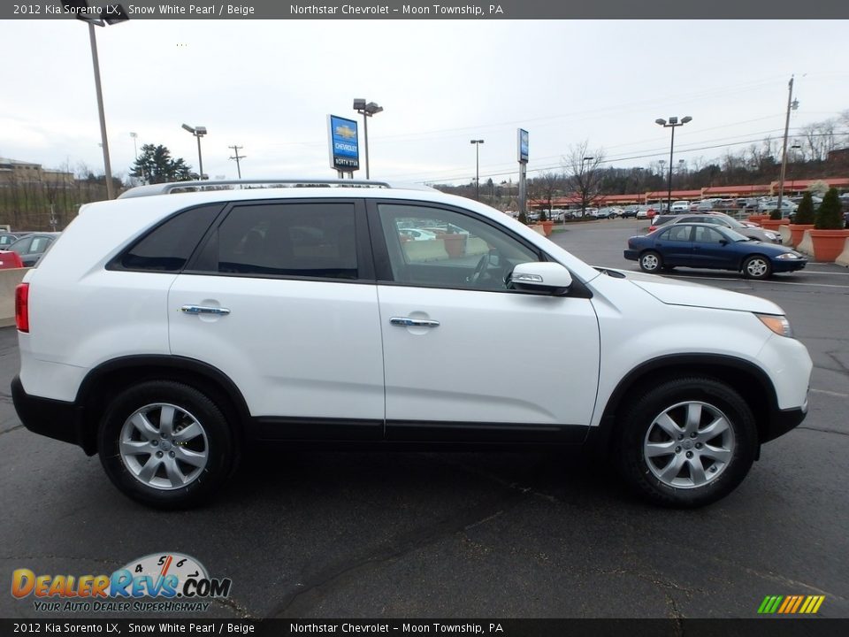 2012 Kia Sorento LX Snow White Pearl / Beige Photo #10