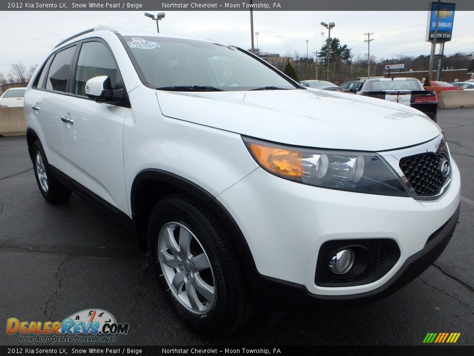 2012 Kia Sorento LX Snow White Pearl / Beige Photo #11