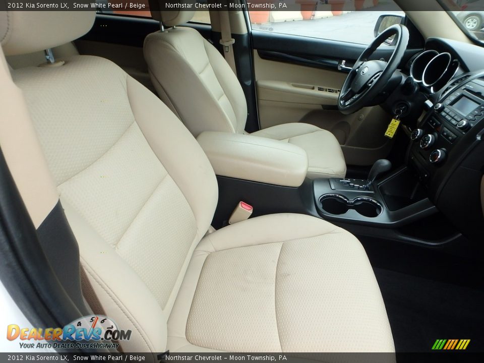 2012 Kia Sorento LX Snow White Pearl / Beige Photo #15
