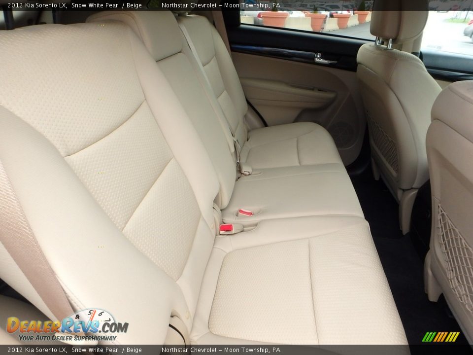 2012 Kia Sorento LX Snow White Pearl / Beige Photo #18