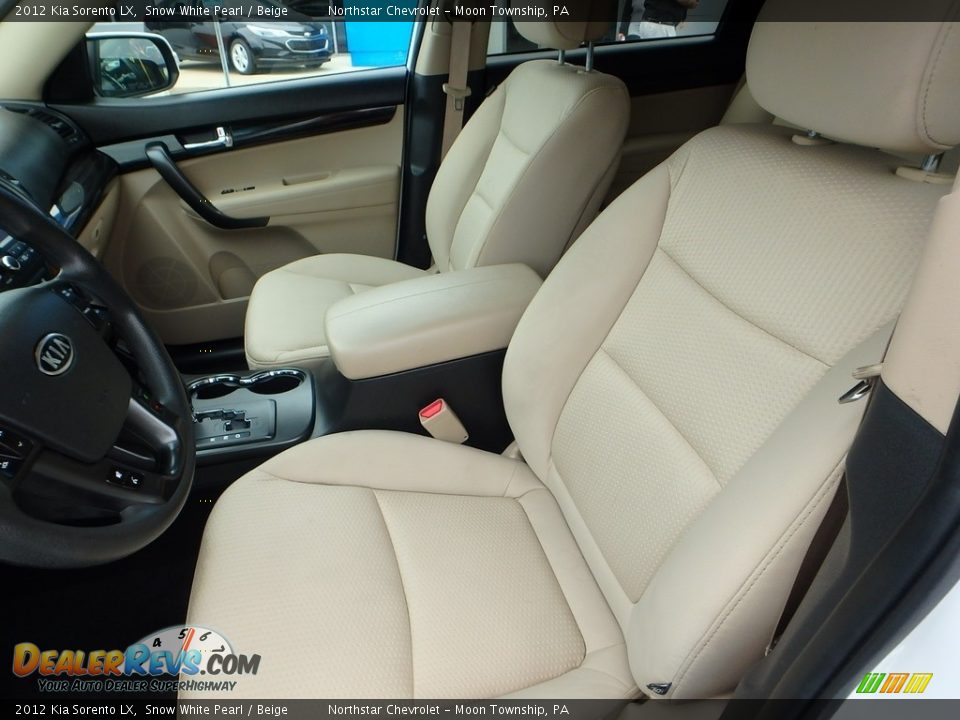 2012 Kia Sorento LX Snow White Pearl / Beige Photo #20