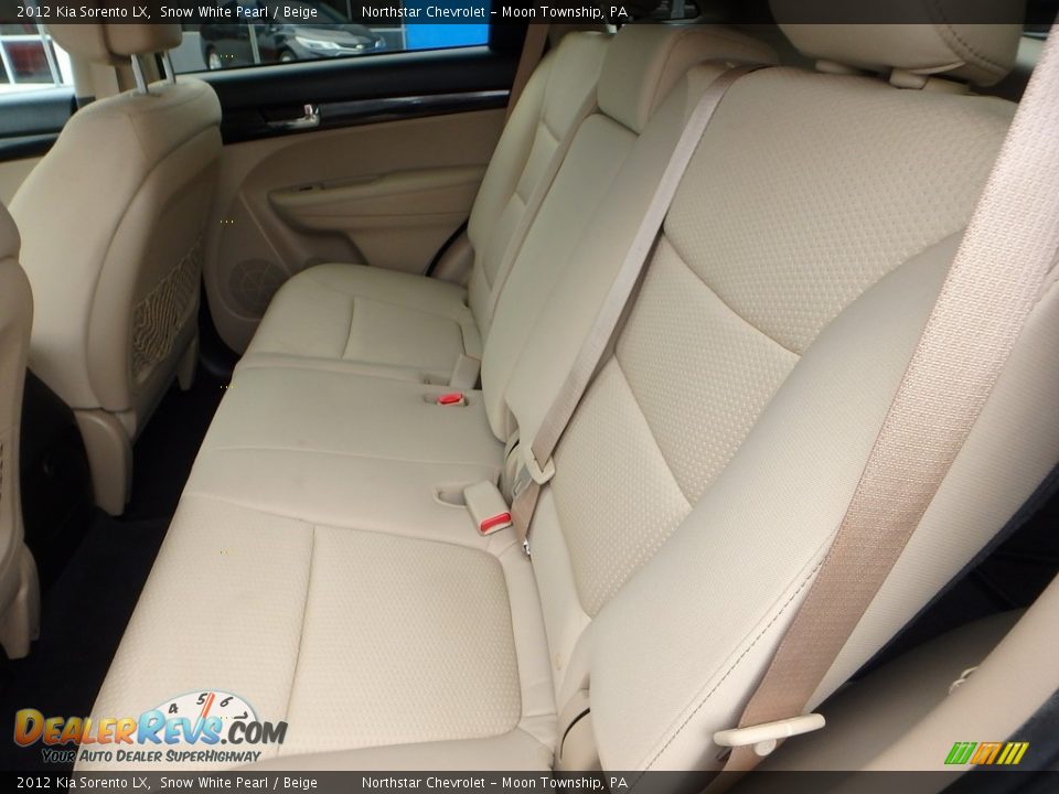 2012 Kia Sorento LX Snow White Pearl / Beige Photo #21