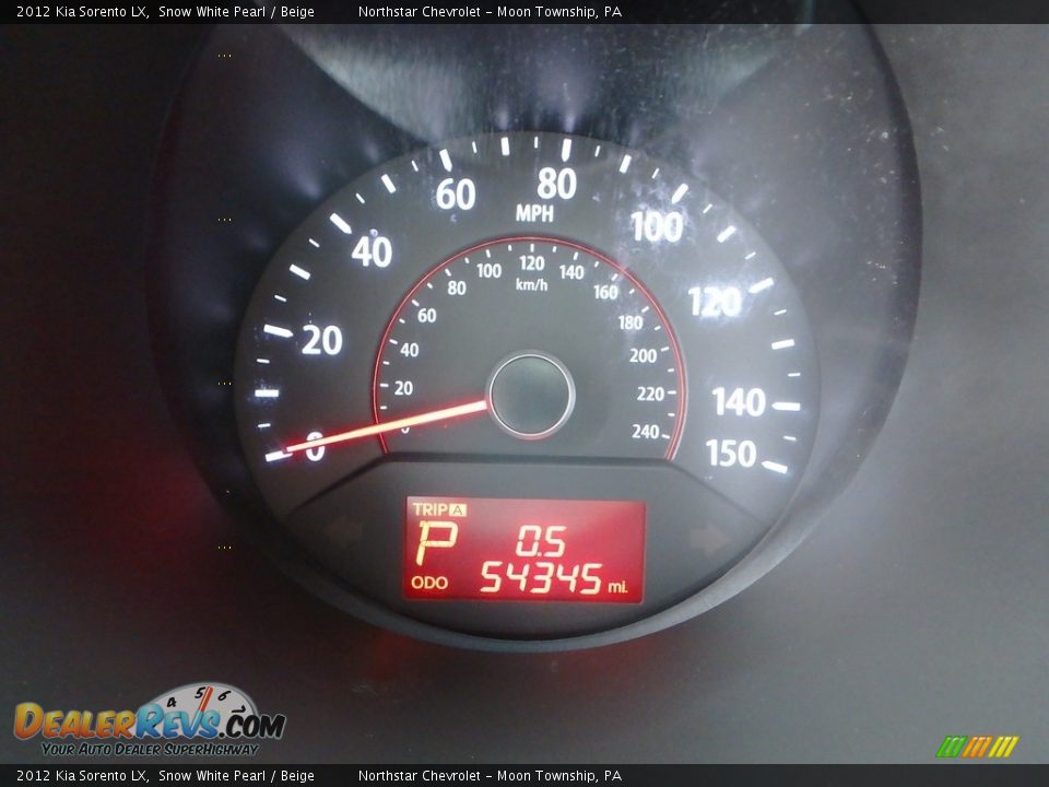 2012 Kia Sorento LX Snow White Pearl / Beige Photo #29