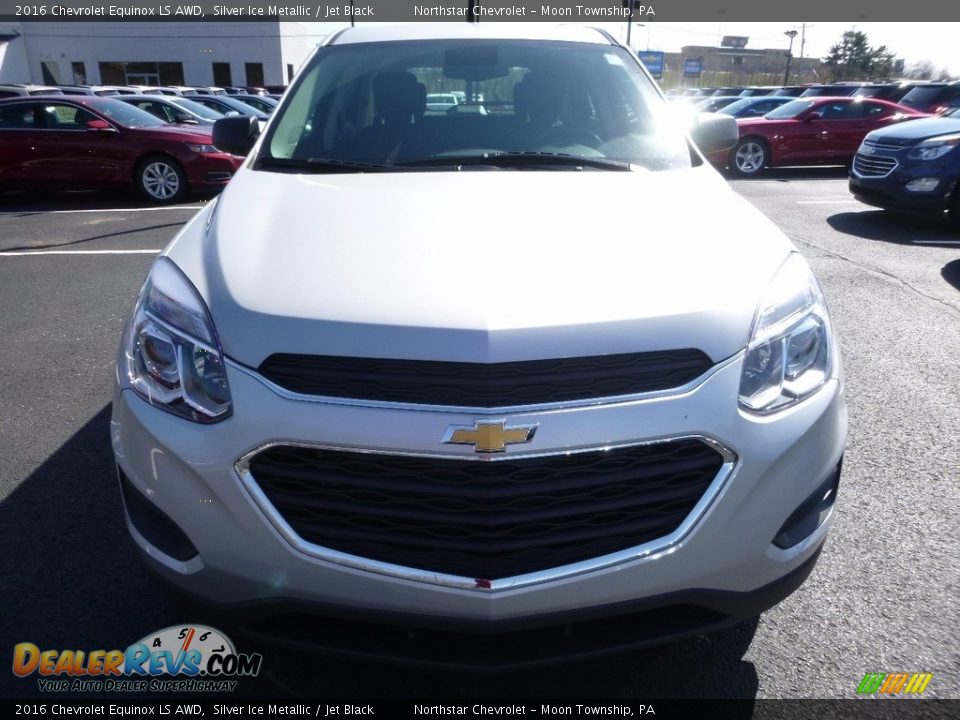 2016 Chevrolet Equinox LS AWD Silver Ice Metallic / Jet Black Photo #2