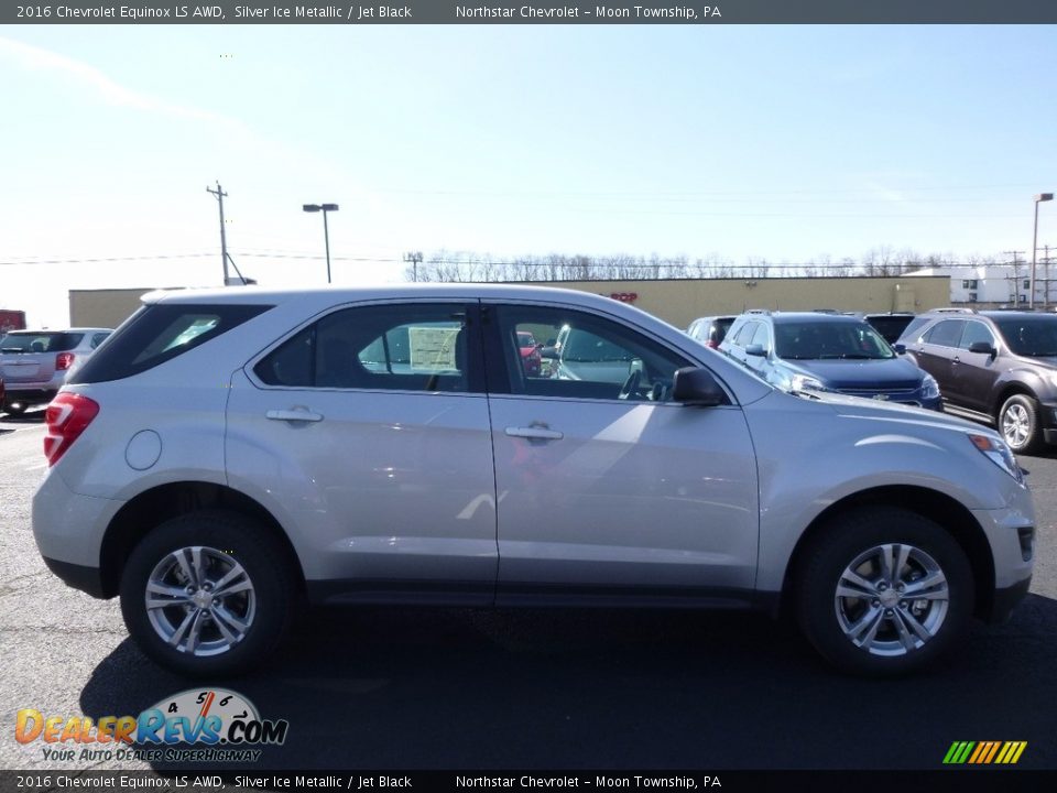 2016 Chevrolet Equinox LS AWD Silver Ice Metallic / Jet Black Photo #4