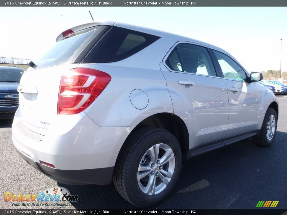 2016 Chevrolet Equinox LS AWD Silver Ice Metallic / Jet Black Photo #6