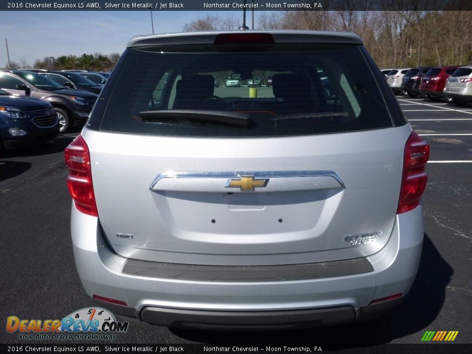 2016 Chevrolet Equinox LS AWD Silver Ice Metallic / Jet Black Photo #7