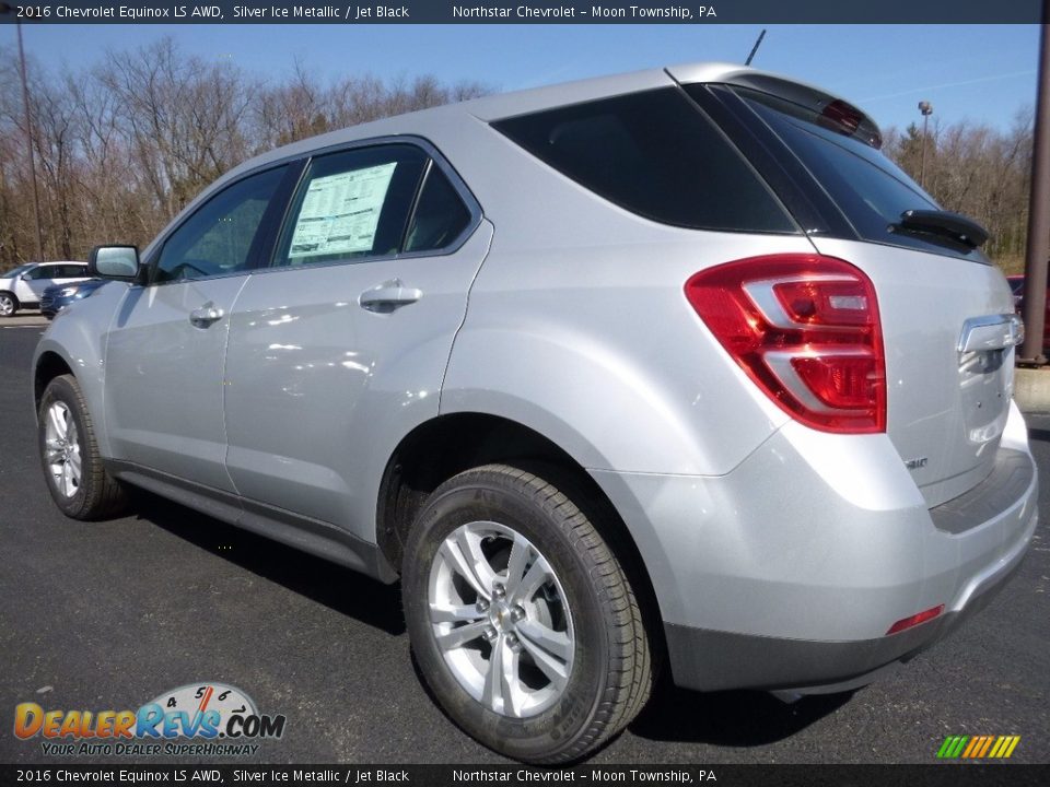 2016 Chevrolet Equinox LS AWD Silver Ice Metallic / Jet Black Photo #9