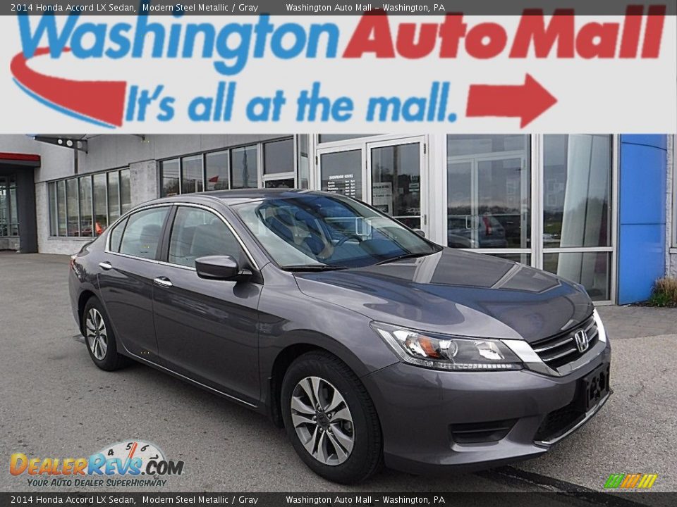 2014 Honda Accord LX Sedan Modern Steel Metallic / Gray Photo #1