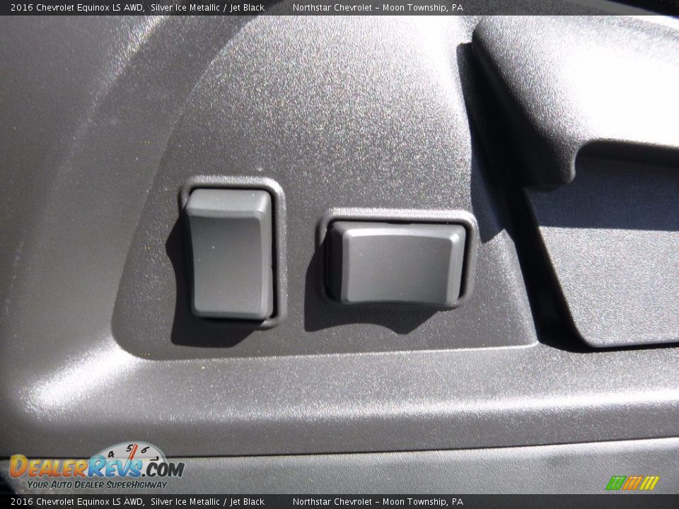 2016 Chevrolet Equinox LS AWD Silver Ice Metallic / Jet Black Photo #17