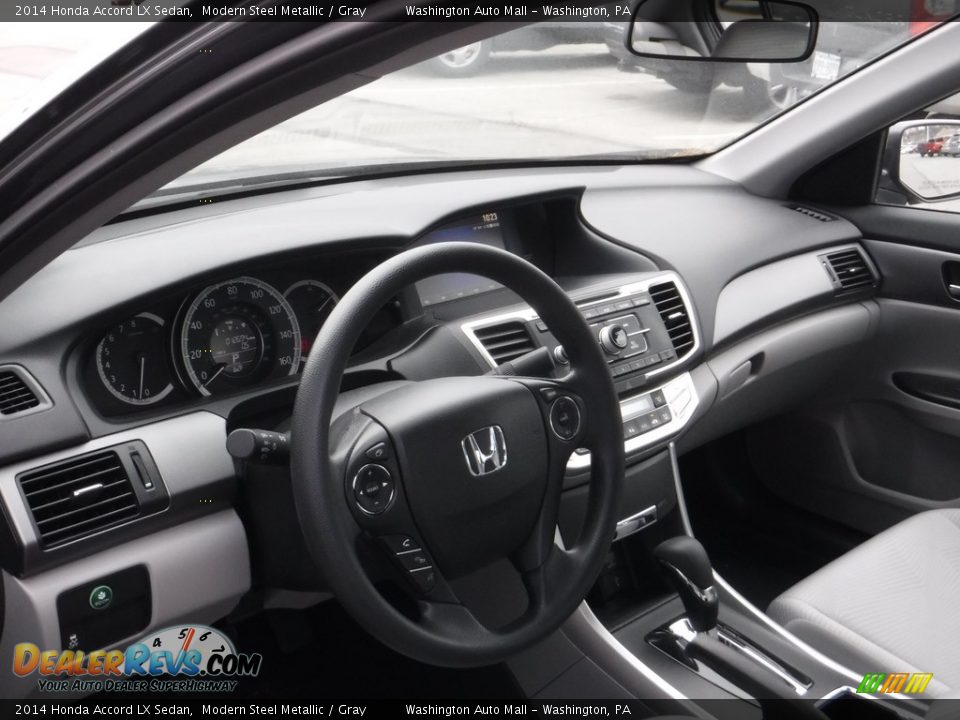 2014 Honda Accord LX Sedan Modern Steel Metallic / Gray Photo #10