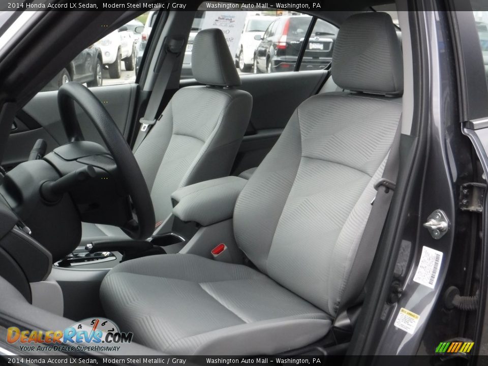 2014 Honda Accord LX Sedan Modern Steel Metallic / Gray Photo #12