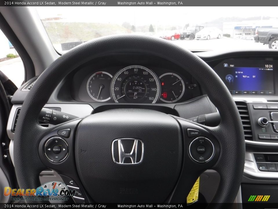 2014 Honda Accord LX Sedan Modern Steel Metallic / Gray Photo #16