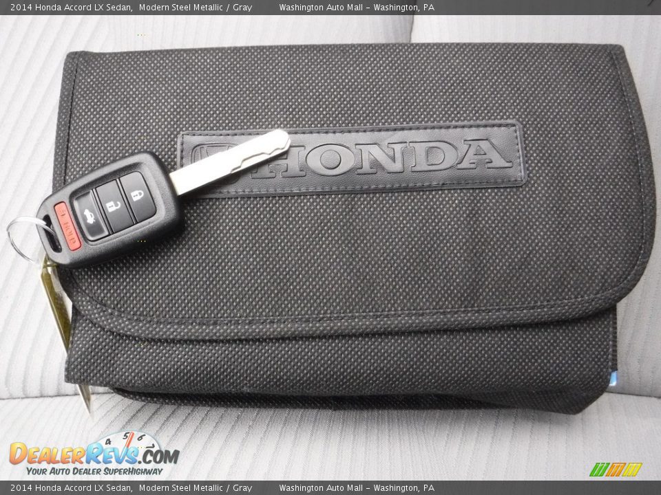 2014 Honda Accord LX Sedan Modern Steel Metallic / Gray Photo #17