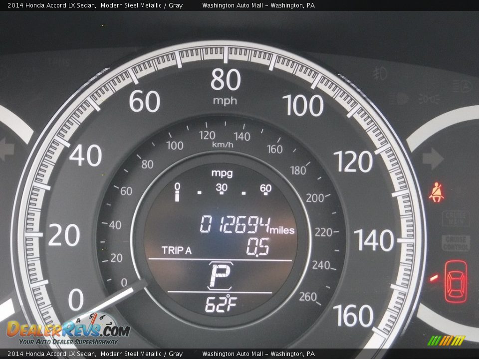 2014 Honda Accord LX Sedan Modern Steel Metallic / Gray Photo #20