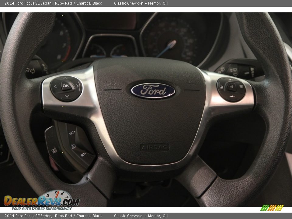 2014 Ford Focus SE Sedan Ruby Red / Charcoal Black Photo #5