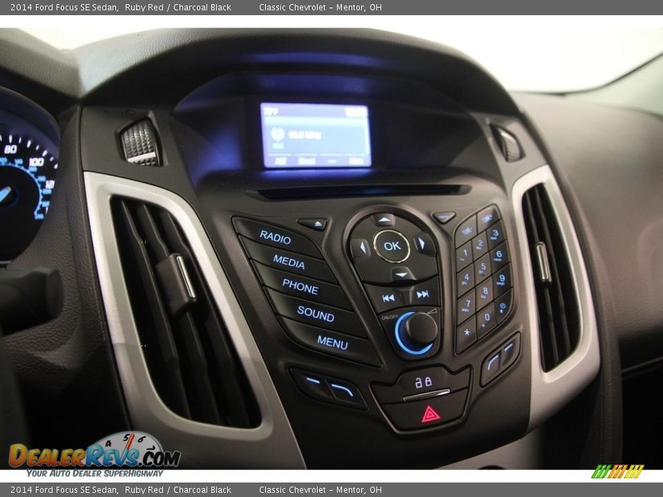 2014 Ford Focus SE Sedan Ruby Red / Charcoal Black Photo #7