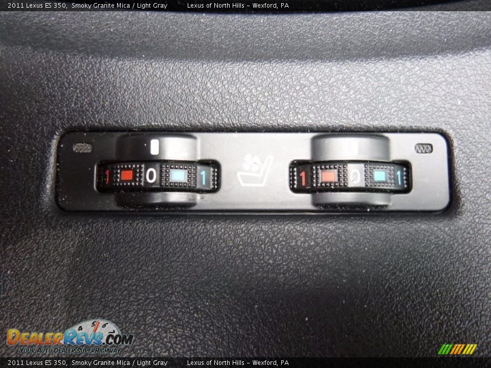 2011 Lexus ES 350 Smoky Granite Mica / Light Gray Photo #18