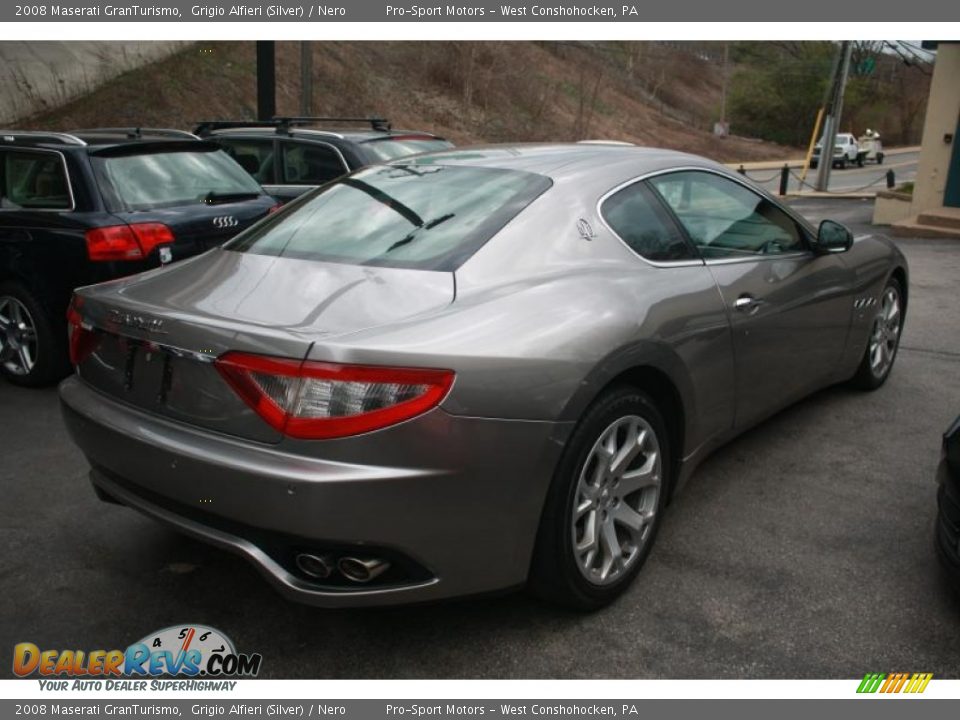 2008 Maserati GranTurismo Grigio Alfieri (Silver) / Nero Photo #10