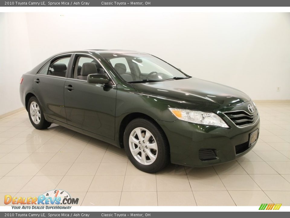 2010 Toyota Camry LE Spruce Mica / Ash Gray Photo #1