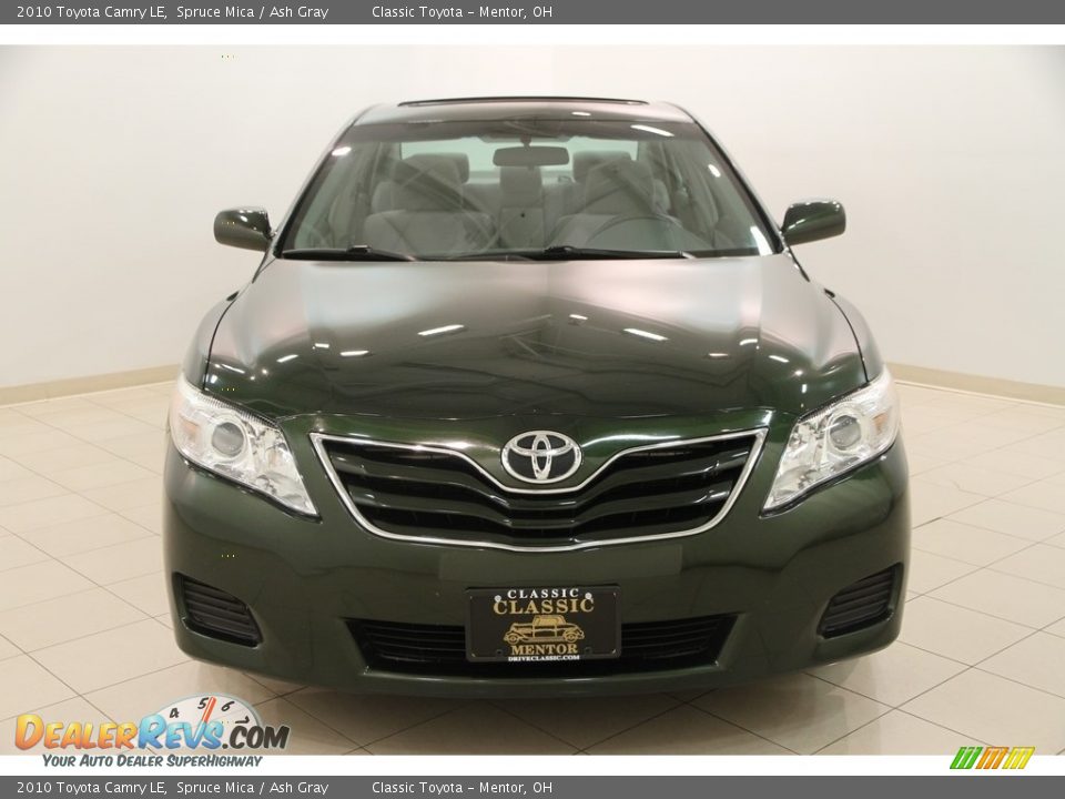 2010 Toyota Camry LE Spruce Mica / Ash Gray Photo #2