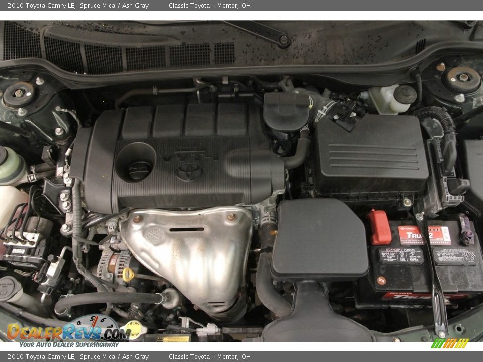 2010 Toyota Camry LE Spruce Mica / Ash Gray Photo #15