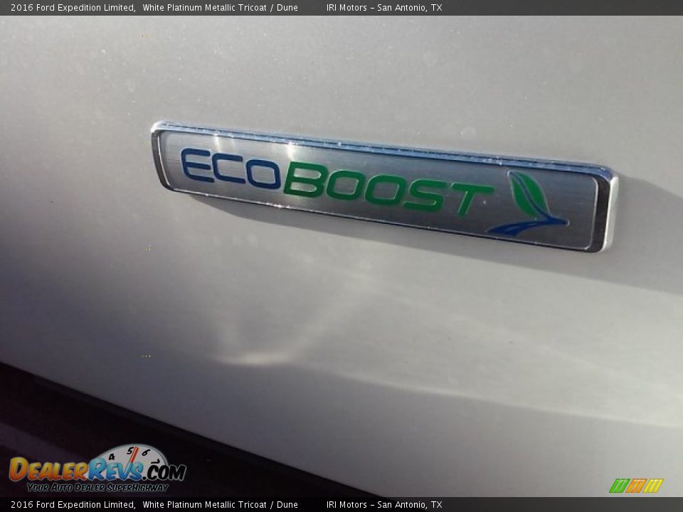 2016 Ford Expedition Limited White Platinum Metallic Tricoat / Dune Photo #3